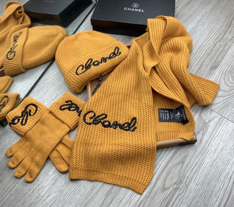 Chanel Caps Scarfs